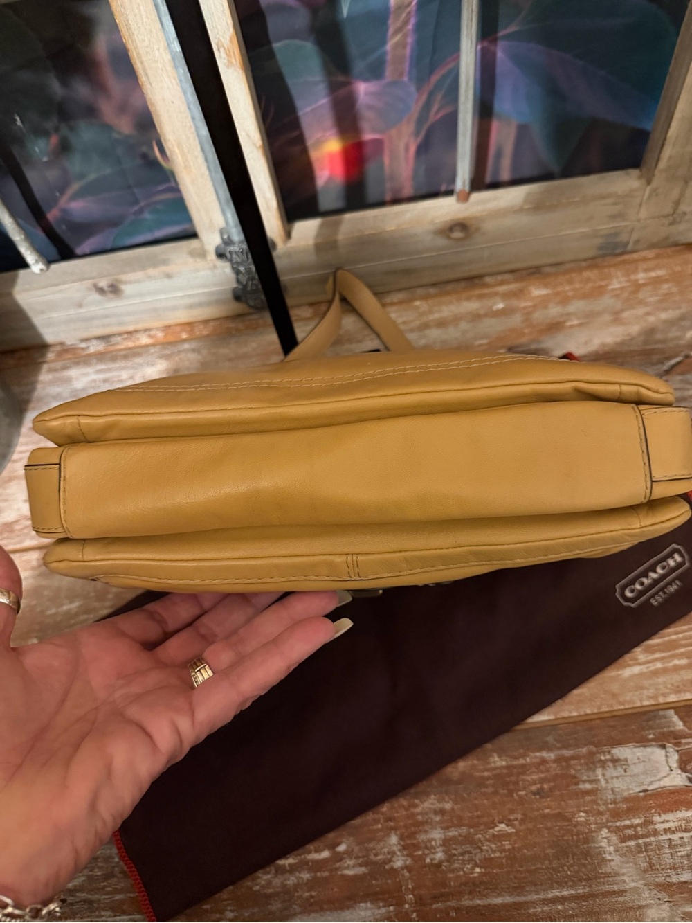 Coach Peyton Flap Shoulder Bag - Picture 6 of 11